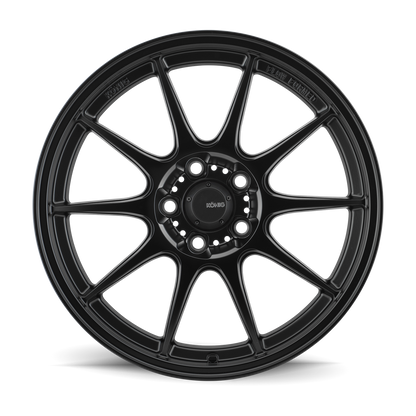 Konig Dekagram Wheels (Set of 4) - Semi Matte Black - 15x9 - 4x100 - ET35