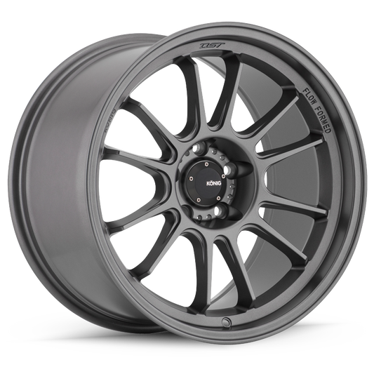 Konig Hypergram Wheels (Set of 4) - Matte Grey - 15x8 - 4x100 - ET35