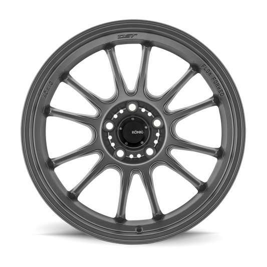 Konig Hypergram Wheels (Set of 4) - Matte Grey - 17x8 - 4x100 - ET45