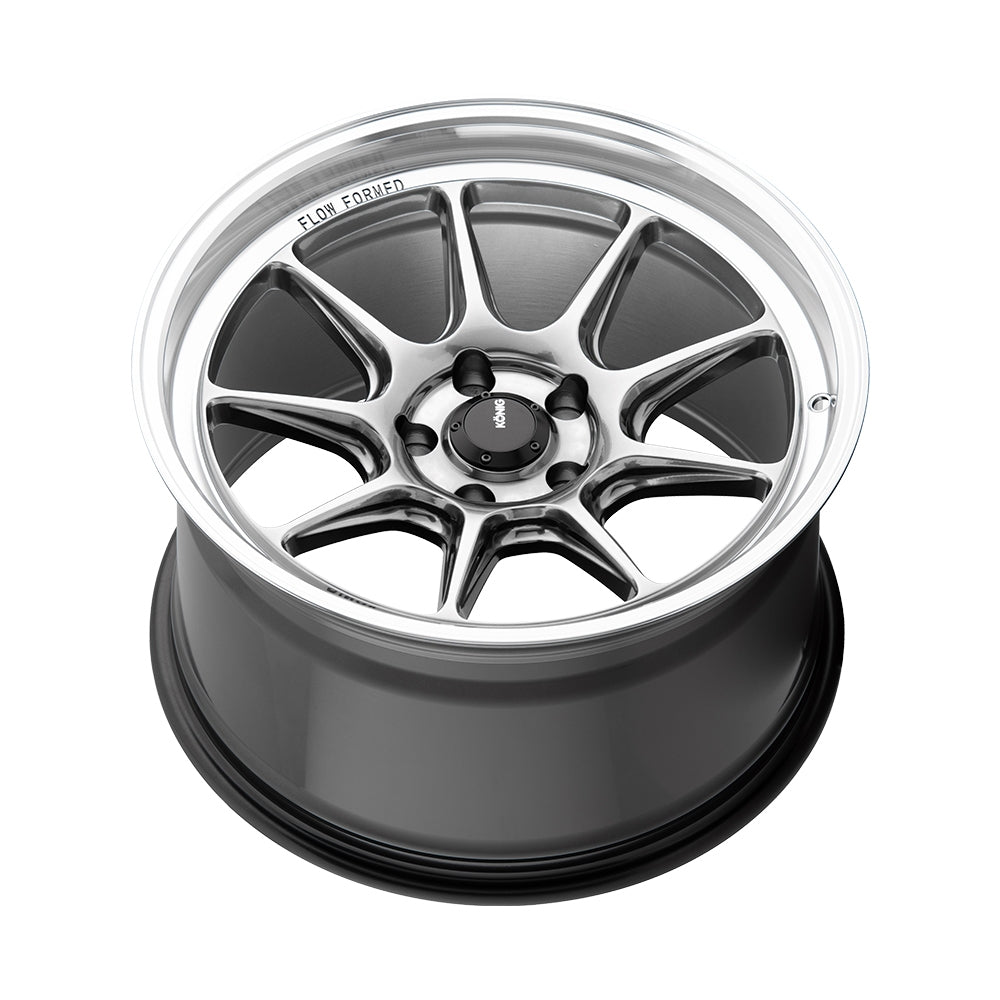 Konig Countergram Wheels (Set of 4) - Hyper Chrome / Machined Lip - 15x8 - 4x100 - ET25