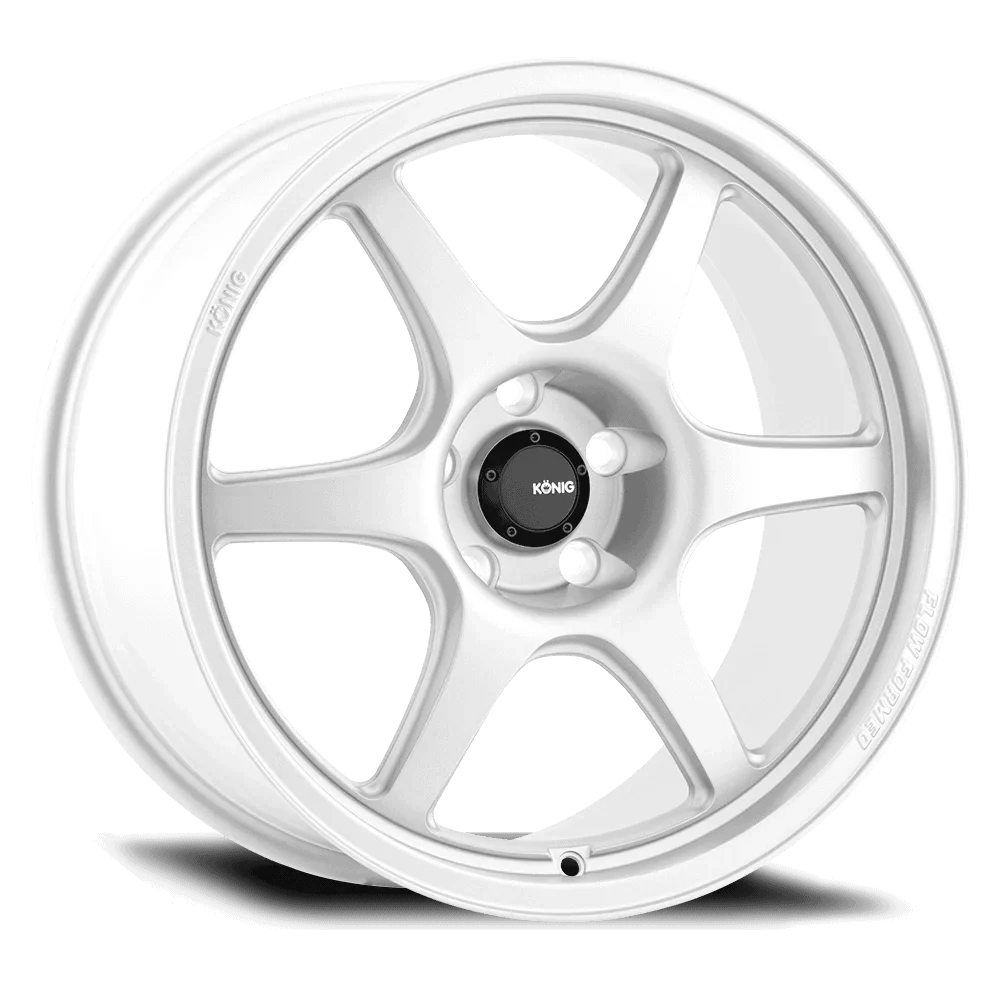 Konig Countergram Wheels (Set of 4) - Hexaform / White - 15x8 - 4x100 - ET25