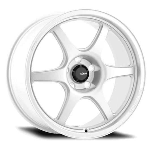 Konig Countergram Wheels (Set of 4) - Hexaform / White - 15x8 - 4x100 - ET25