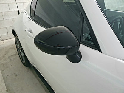 Genuine Mazda Mirror Caps - Piano Black Paint Finish for the Mazda MX-5 (ND1 & ND2)