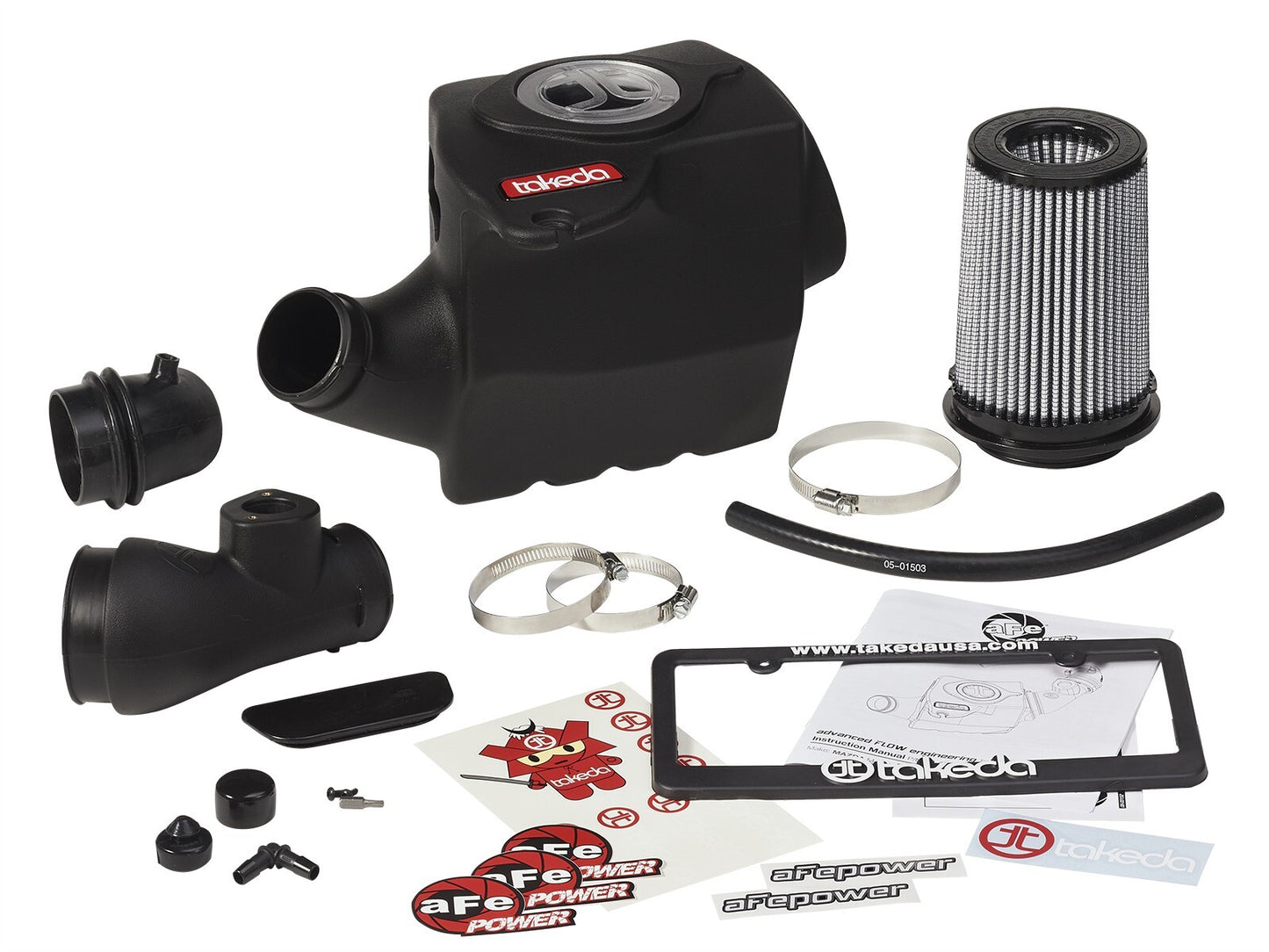 Takeda Momentum Cold Air Intake System with aFe Pro 5R Filter for the Mazda MX-5 (ND1 & ND2)