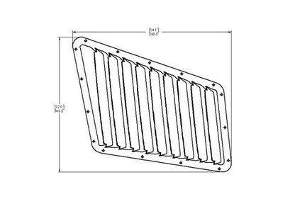 Hood Louver Kit for the Mazda MX-5 (ND1 & ND2)